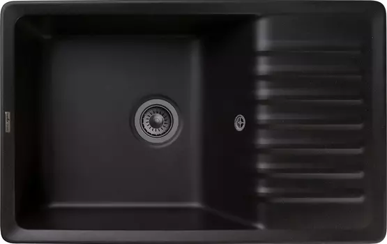 Мойка кухонная GranFest Quarz Z 72 черная 72 черный
