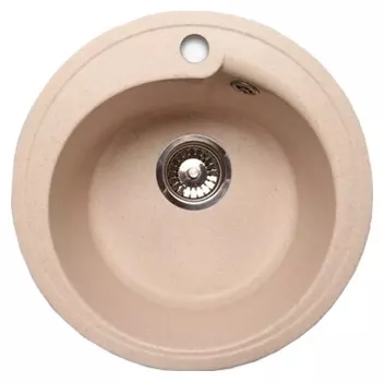 Мойка кухонная GranFest Rondo GF-R450 бежевый GF-R450-328