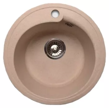 Мойка кухонная GranFest Rondo GF-R450 песочный GF-R450-302