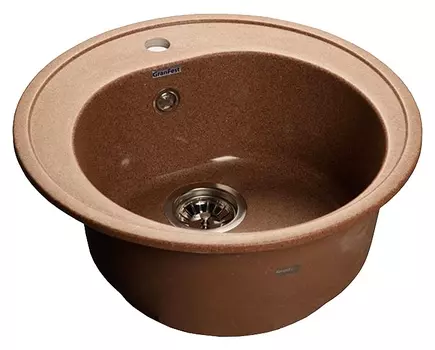 Мойка кухонная GranFest Rondo GF-R510 терракот GF-R510-307