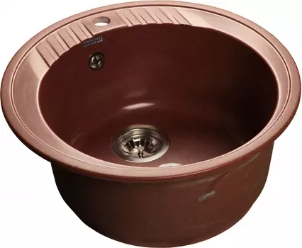 Мойка кухонная GranFest Rondo GF-R520 красный марс 433239