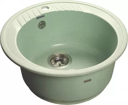 Мойка кухонная GranFest Rondo GF-R520 салатовый GF-R520-303