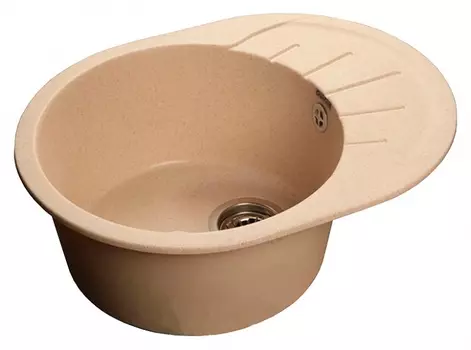 Мойка кухонная GranFest Rondo GF-R580L бежевый GF-R580L-328