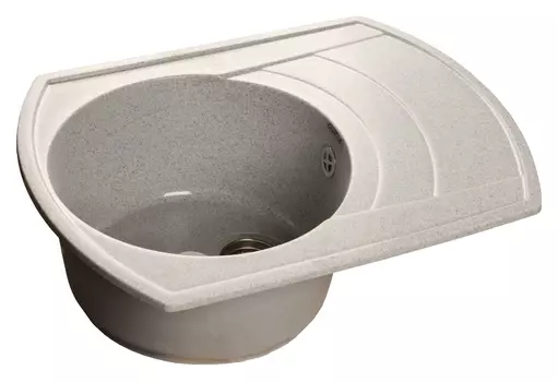 Мойка кухонная GranFest Rondo GF-R650L серый GF-R650L-310