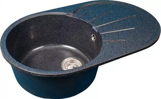 Мойка кухонная GranFest Rondo GF-R750 L черный R-750 L чер