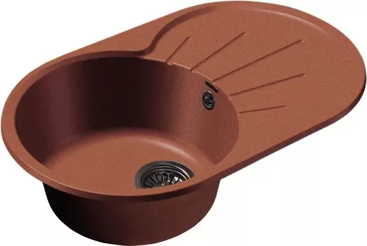 Мойка кухонная GranFest Rondo GF-R750 L красный марс R-750 L кр.м