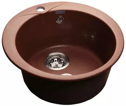 Мойка кухонная GranFest Rondo R-480 красный марс R-480 кр.м