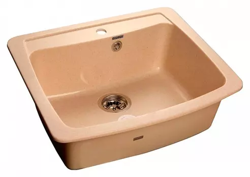 Мойка кухонная GranFest Standart GF-S605 бежевый GF-S605-328