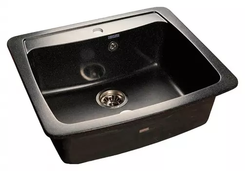 Мойка кухонная GranFest Standart GF-S605 черный GF-S605-308