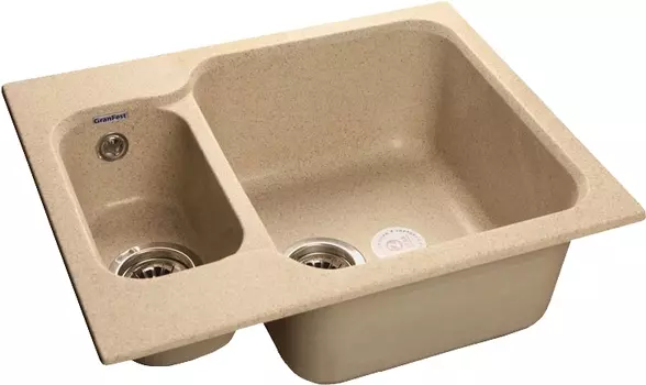 Мойка кухонная GranFest Standart GF-S615K песочный GF-S615K-302