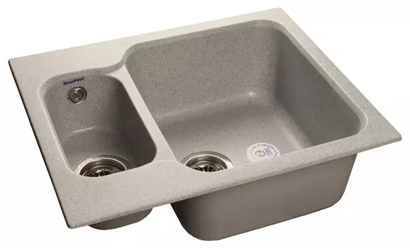 Мойка кухонная GranFest Standart GF-S615K серый GF-S615K-310