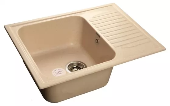 Мойка кухонная GranFest Standart GF-S645L бежевый GF-S645L-328