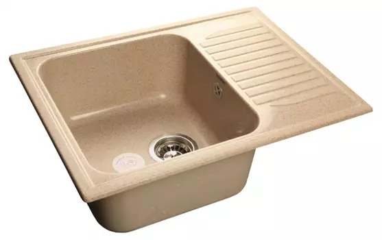 Мойка кухонная GranFest Standart GF-S645L песочный GF-S645L-302