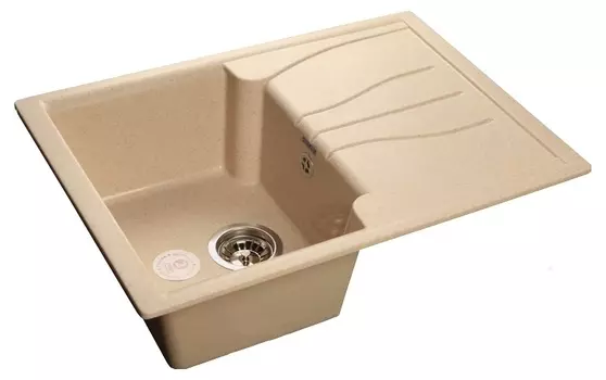 Мойка кухонная GranFest Standart GF-S680 L бежевый S-680 L беж