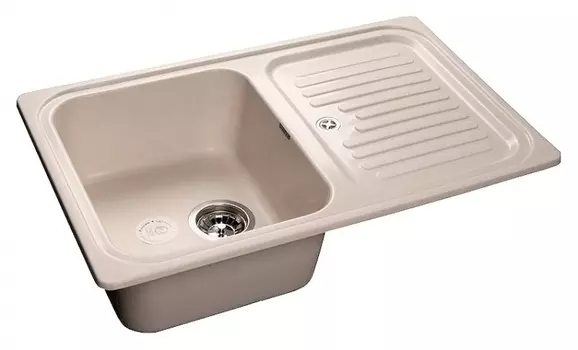 Мойка кухонная GranFest Standart GF-S780L белый GF-S780L-331