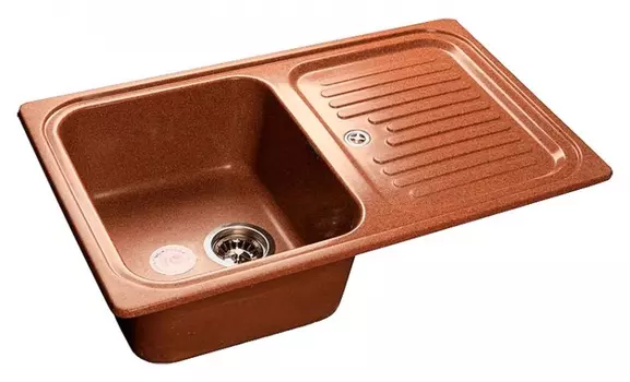 Мойка кухонная GranFest Standart GF-S780L терракот GF-S780L-307