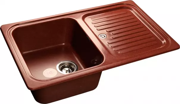 Мойка кухонная GranFest Standart S-780 L красный марс S-780 L кр.м