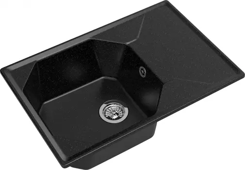 Мойка кухонная GranFest Unique GF-U-740L черная U-740 L чер
