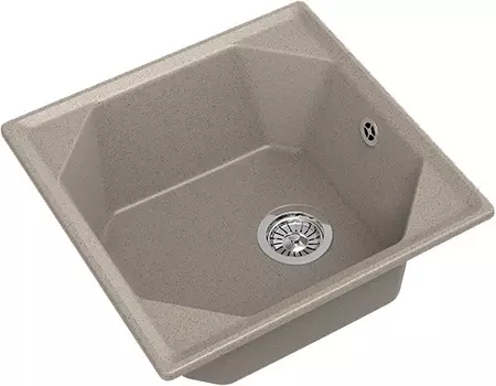 Мойка кухонная GranFest Unique U-500 песочная