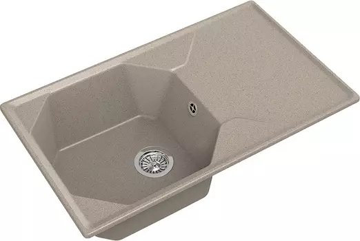 Мойка кухонная GranFest Unique U-840L песочная U-840 L пес