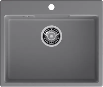 Мойка кухонная GranFest Urban 658 темно-серая 658 темно-серый