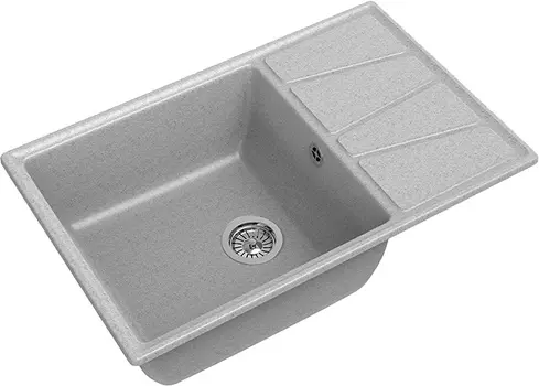 Мойка кухонная GranFest Vertex GF-V-780L серая V-780 L сер
