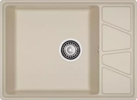 Мойка кухонная GranFest Vertex V-680L кашемир