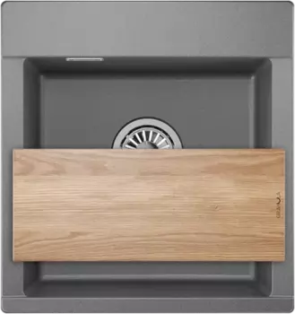 Мойка кухонная Granula Estetica ES-4701 графит 4701, ГРАФИТ