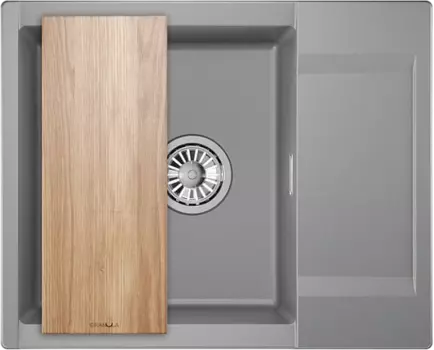 Мойка кухонная Granula Estetica ES-6202 алюминиум 6202, АЛЮМИНИУМ