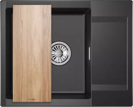 Мойка кухонная Granula Estetica ES-6202 шварц 6202, ШВАРЦ