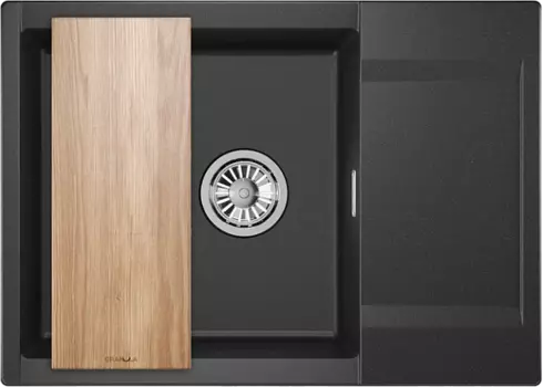 Мойка кухонная Granula Estetica ES-7003 черный 7003, ЧЁРНЫЙ