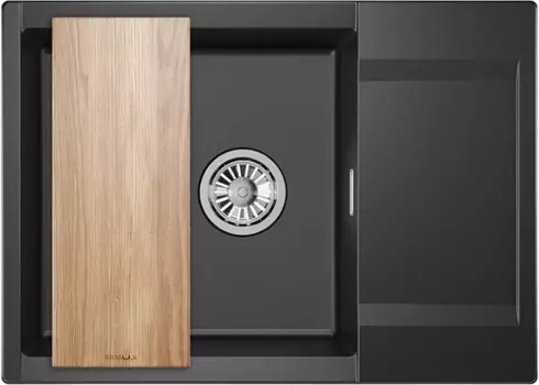 Мойка кухонная Granula Estetica ES-7003 шварц 7003, ШВАРЦ