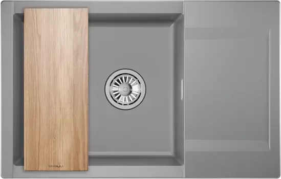 Мойка кухонная Granula Estetica ES-7807 алюминиум 7807, АЛЮМИНИУМ