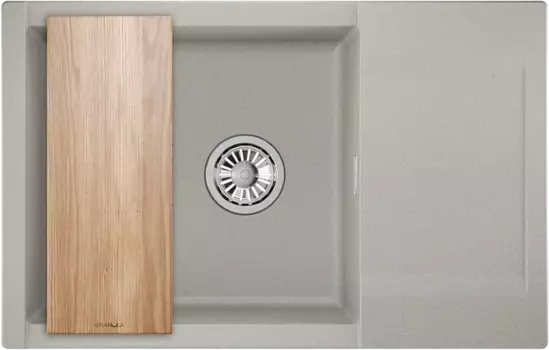 Мойка кухонная Granula Estetica ES-7807 базальт 7807, БАЗАЛЬТ