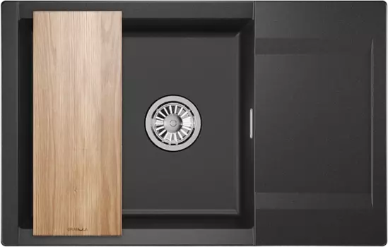 Мойка кухонная Granula Estetica ES-7807 черный 7807, ЧЁРНЫЙ