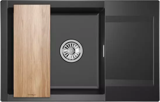 Мойка кухонная Granula Estetica ES-7807 шварц 7807, ШВАРЦ