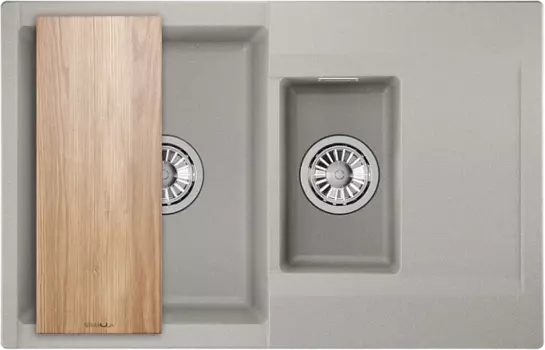 Мойка кухонная Granula Estetica ES-7808 базальт 7808, БАЗАЛЬТ