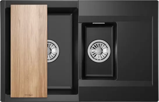 Мойка кухонная Granula Estetica ES-7808 турмалин 7808, ТУРМАЛИН