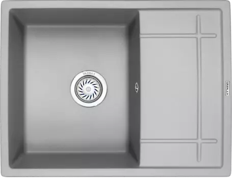 Мойка кухонная Granula GR-6501 алюминиум