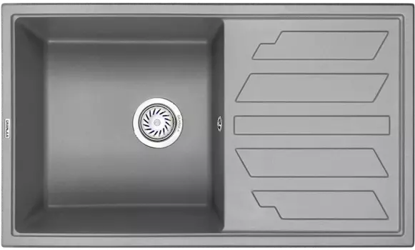 Мойка кухонная Granula GR-8002 алюминиум