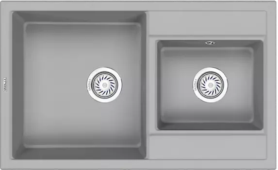 Мойка кухонная Granula GR-8201 алюминиум