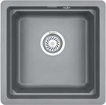 Мойка кухонная Granula Kitchen Space KS-4501U алюминиум