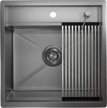 Мойка кухонная Granula Kitchen Space KS-5051, сталь сатин KS-5051, СТАЛЬ САТИН