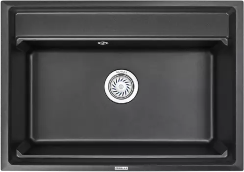 Мойка кухонная Granula Kitchen Space KS-7301 черный