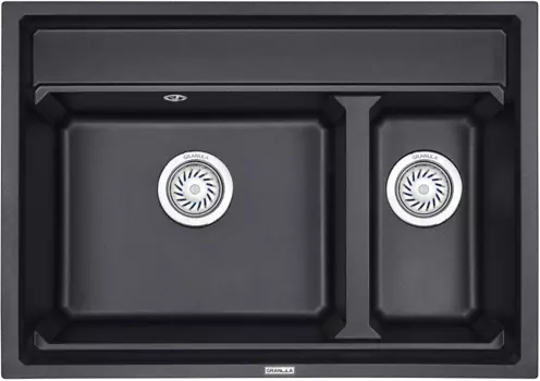 Мойка кухонная Granula Kitchen Space KS-7302 шварц