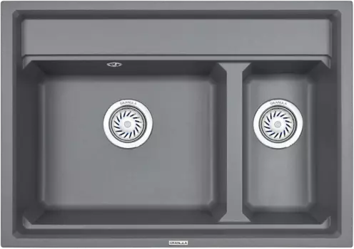 Мойка кухонная Granula Kitchen Space KS-7302 алюминиум