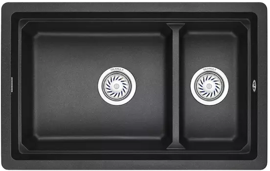 Мойка кухонная Granula Kitchen Space KS-7304U черный