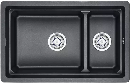 Мойка кухонная Granula Kitchen Space KS-7304U шварц