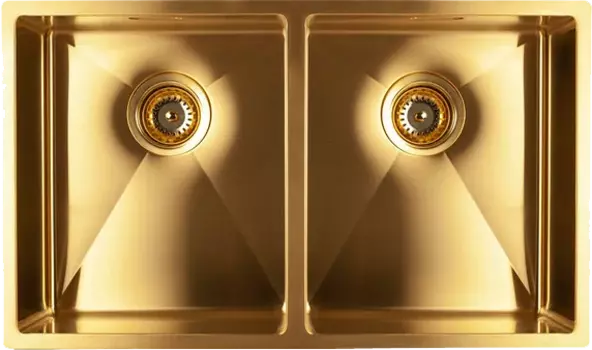 Мойка кухонная Iddis Edifice EDI75B2i77 матовое золото