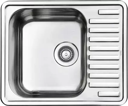 Мойка кухонная Iddis Strit STR58SDi77S, с сифоном